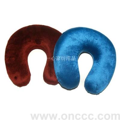 Multi-color u-shaped occipital occipital occipital pillow.