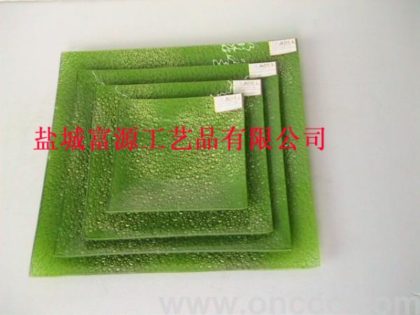 8673H烤漆玻璃果盘