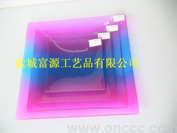 8675E烤漆玻璃果盘