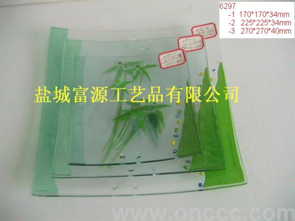 6297热熔彩贴片果盘