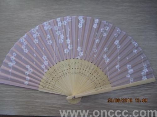 silk printing craft fan