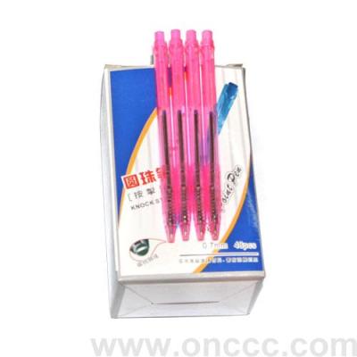 Manufacturer's high quality supply: Manufacturer's direct selling 838# pink pen bar ballpoint pen