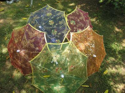 Embroidery craft umbrella