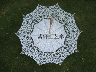 White decorative craft umbrella umbrella props umbrella