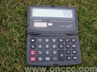 Office commercial multifunction calculator Casio calculator Zygote machine SX-220 Orthodox solar
