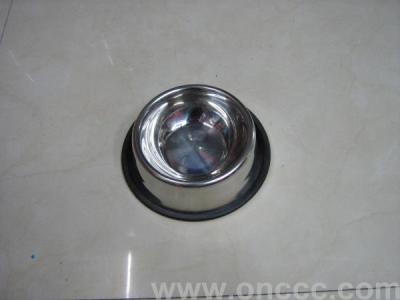 0221 stainless steel dog bowl pet supply pet food dog bowl