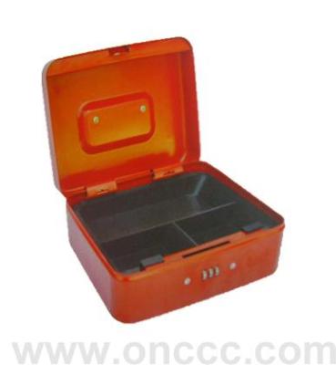 8 inch password cash box C003