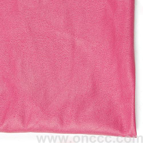 粉色绒皮布料