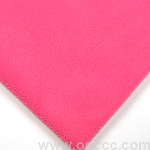 粉红色摇粒绒布料、舒棉绒、北极绒、双面绒、单面绒