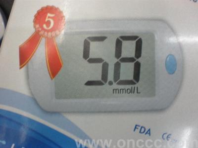 Home electronic blood glucose meter