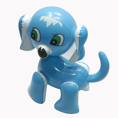 Inflatable toys, PVC material manufacturers selling cartoon head dog