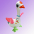 Inflatable toy goose medium printing PVC inflatable toy