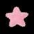 Pink star flower piece 501