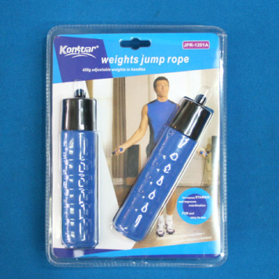 Blue weight jump rope