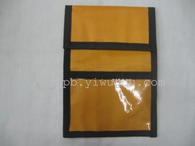 Active buckle strap documents adopt yellow Oxford cloth production.