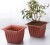 Factory wholesale outdoor vegetable basin-continental square balcony flower pots planters 8003