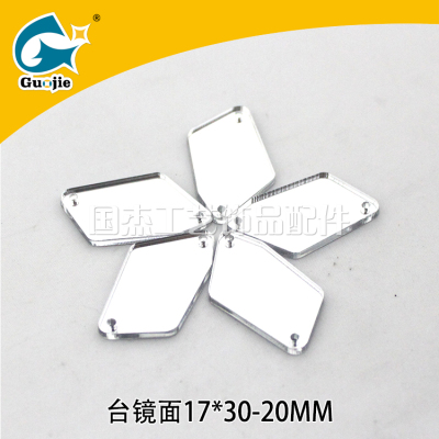 Imitation double hole mirror mirror is not easy to deform the lens plexiglass lens