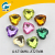 Imitate the heart claw of the heart of the heart drill the heart of the heart to sew the heart stone metal button bag
