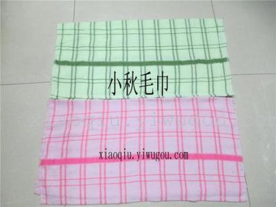 Satin Plaid towels