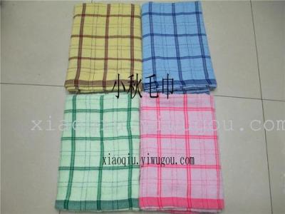 Plaid towels