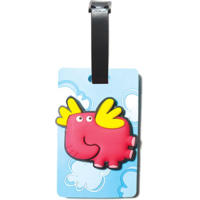 etiqueta del equipajeCustom factory cartoon series-new unique soft luggage tag gifts gifts