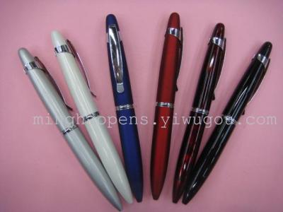 Color ball point pen Cap metal copper ad import ballpoint pen turning movement