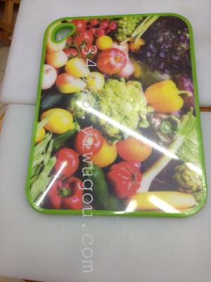 Double Sided plastic bamboo cutting board