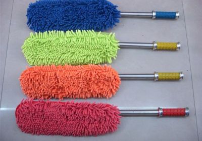Automotive supplies automotive chenille brush flat brush stainless steel flat car cleaning brush brush