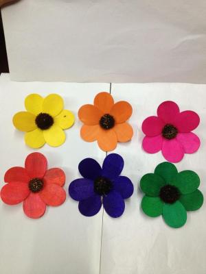 Factory direct six-petal flower crafts decorative flower accessories