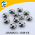 Water - plated plated flat - made perforated beads can be used for environmental protection accessories.