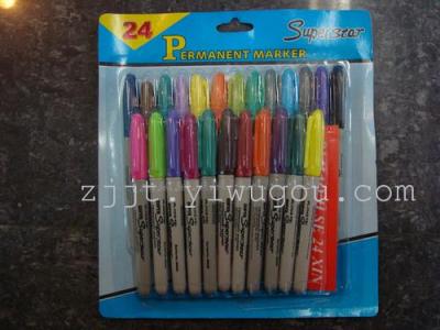 New Korean version of 24 color markers highlighter pen gel ink pen ballpoint pen