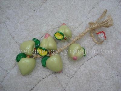 Carambola creative fruit bunches hanging pendant ceramic handicraft accessories home gifts