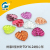 Resin peach heart V - shaped leaf clothing pendant necklace diy hair ornaments diamond Yiwu resin drill manufacturers