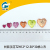 Resin Peach Heart Top Flower Craft Drill Peach Heart Drill Pendant Wholesale Process Drill