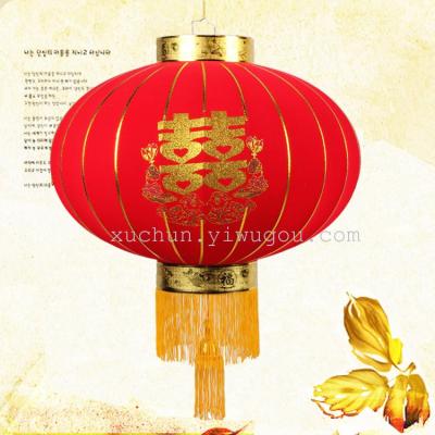 Double Gong XI FA CAI Red Lantern
