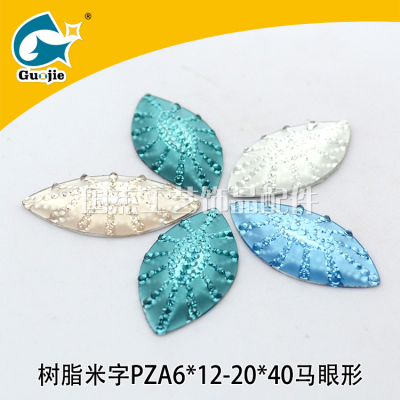 Resin horse eye color word hairpin wholesale drill hat wholesale bear jewelry accessories pendant