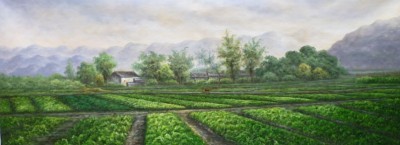 Ying xin painting industry landscape painting.