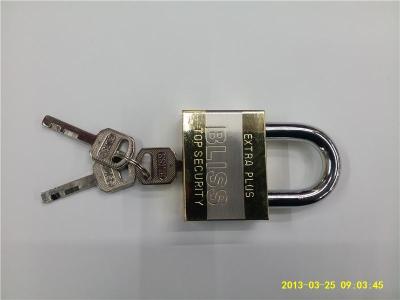 Two-Color Square Lock Imitation Steel Lock Anti-Theft Padlock Titanium Stainless Steel Lock Head