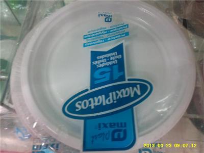 Milky White Disposable Service Plate