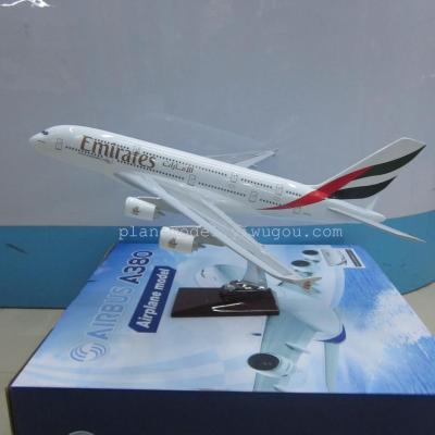 Aircraft Model (A380 Emirates) Resin Aircraft Model Simulation Aircraft Model