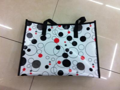 Factory Hot Dot Pattern Non-Woven Peritoneum Tote Bag Buggy Bag.