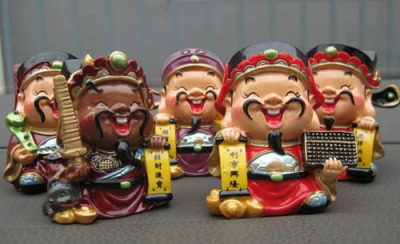 Q Wu Lu the God personality lucky car decoration of pottery decoration home decoration