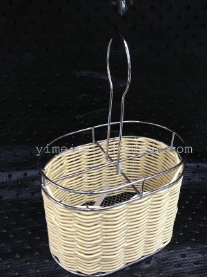 Sister Yi Supply Rattan Pen Holder Woven Chopsticks Cage