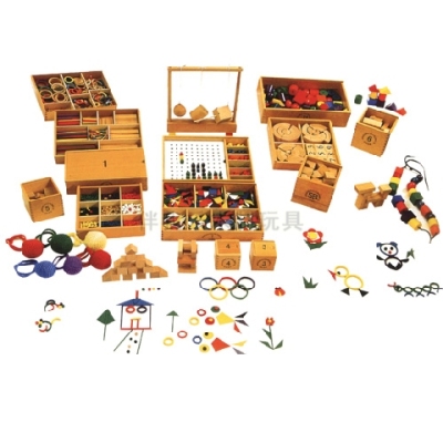 Fu Lu Bell teaching aids, wooden toys Preschool Toys adult toys puzzle imposition of children Preschool Toys