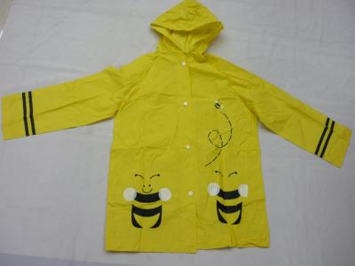 Factory direct wholesale raincoat/bee cartoon child raincoat/season around wallets students wholesale raincoat
