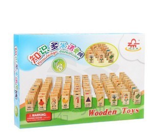 Knowledge domino literacy children's educational toys 3-7 years old