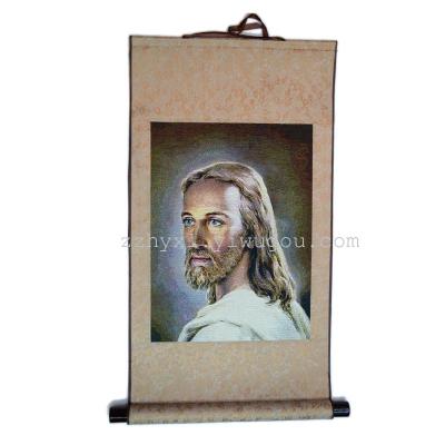 Decorative Crafts Daily Necessities Decoration Silk Brocade Jesus