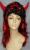 Horns curl wig party wigs Halloween funny funny wigs