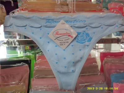 Light blue ladies thong