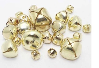 25mm Cross Water Plated Yellow, Nickel Bell, DIY Accessories, Jingling Bell